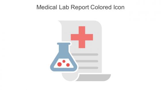 Medical Lab Report Colored Icon In Powerpoint Pptx Png And Editable Eps Format