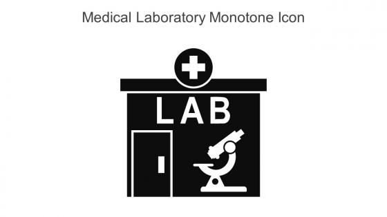 Medical Laboratory Monotone Icon In Powerpoint Pptx Png And Editable Eps Format