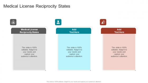 Medical License Reciprocity States In Powerpoint And Google Slides Cpb