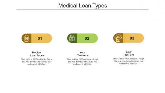 Medical loan types ppt powerpoint presentation slides graphics design cpb