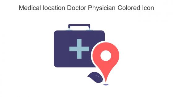 Medical Location Doctor Physician Colored Icon In Powerpoint Pptx Png And Editable Eps Format