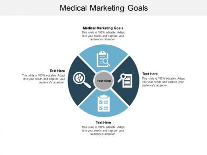 Medical marketing goals ppt powerpoint presentation infographics visuals cpb