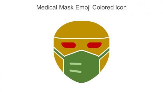 Medical Mask Emoji Colored Icon In Powerpoint Pptx Png And Editable Eps Format