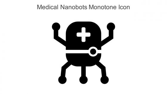 Medical Nanobots Monotone Icon In Powerpoint Pptx Png And Editable Eps Format