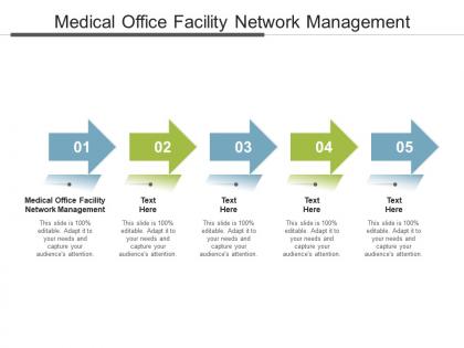 Medical office facility network management ppt powerpoint presentation pictures icons cpb