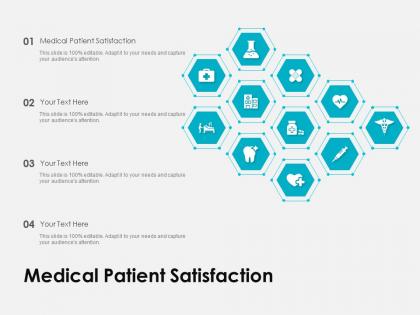 Medical patient satisfaction ppt powerpoint presentation visual aids summary