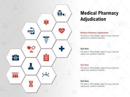 Medical pharmacy adjudication ppt powerpoint presentation slides show