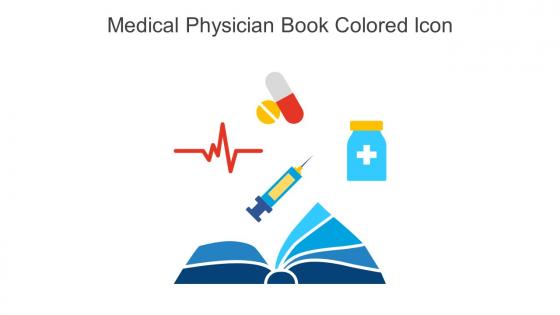 Medical Physician Book Colored Icon In Powerpoint Pptx Png And Editable Eps Format