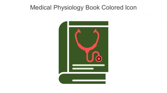 Medical Physiology Book Colored Icon In Powerpoint Pptx Png And Editable Eps Format