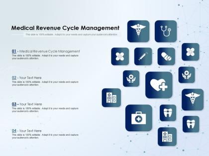Medical revenue cycle management ppt powerpoint presentation visual aids inspiration