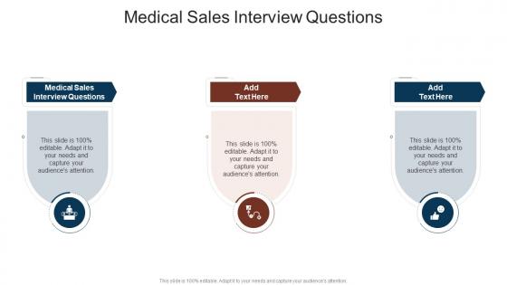 Medical Sales Interview Questions In Powerpoint And Google Slides Cpb