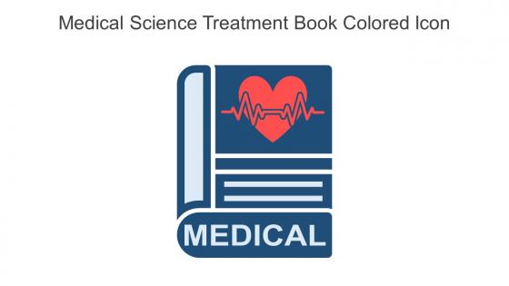 Medical Science Treatment Book Colored Icon In Powerpoint Pptx Png And Editable Eps Format