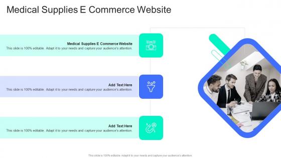 Medical Supplies E Commerce Website In Powerpoint And Google Slides Cpb