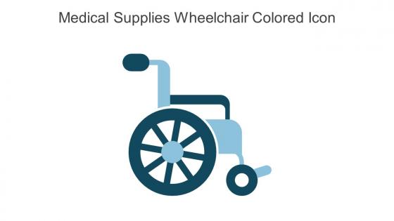 Medical Supplies Wheelchair Colored Icon In Powerpoint Pptx Png And Editable Eps Format