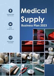 Medical Supply Business Plan Pdf Word Document