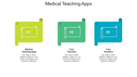 Medical teaching apps ppt powerpoint presentation inspiration graphics cpb