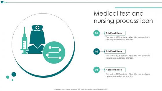 Medical Test And Nursing Process Icon