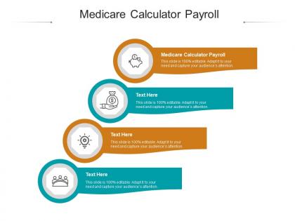 Medicare calculator payroll ppt powerpoint presentation portfolio design templates cpb