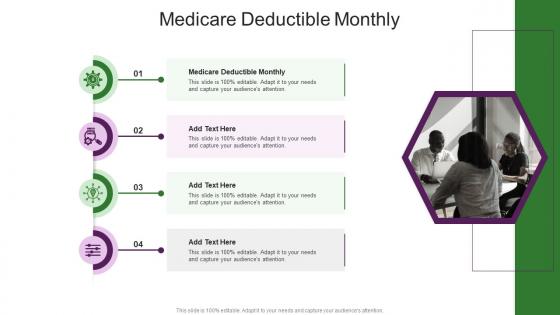 Medicare Deductible Monthly In Powerpoint And Google Slides Cpb