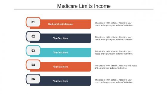 Medicare limits income ppt powerpoint presentation professional designs cpb