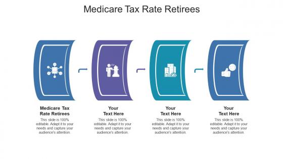 Medicare tax rate retirees ppt powerpoint presentation ideas format cpb