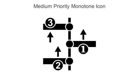 Medium Priority Monotone Icon In Powerpoint Pptx Png And Editable Eps Format