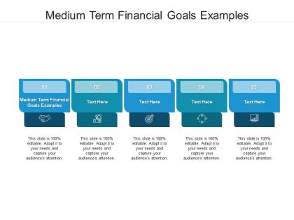 Medium term financial goals examples ppt powerpoint presentation styles gridlines cpb