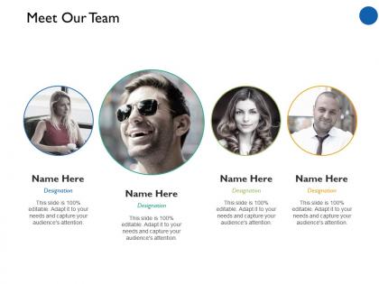 Meet our team communication ppt professional example introduction