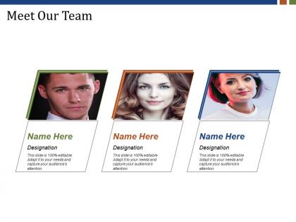 Meet our team powerpoint slide backgrounds