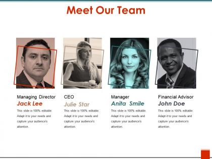 Meet our team ppt sample download