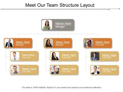Meet our team structure layout