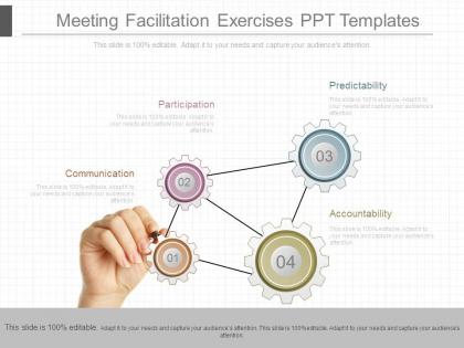 Meeting facilitation exercises ppt templates