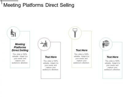 Meeting platforms direct selling ppt powerpoint presentation gallery styles cpb