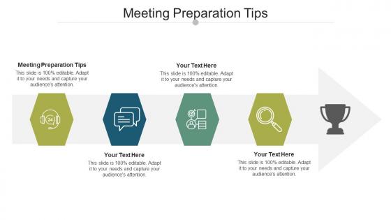 Meeting preparation tips ppt powerpoint presentation infographics demonstration cpb
