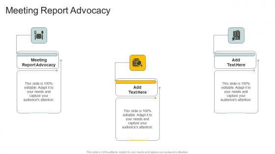 Meeting Report Advocacy In Powerpoint And Google Slides Cpb