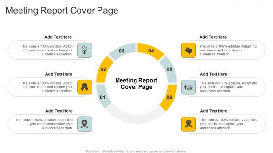 Meeting Report Cover Page In Powerpoint And Google Slides Cpb