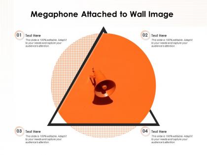 Megaphone attached to wall image