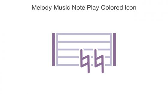 Melody Music Note Play Colored Icon In Powerpoint Pptx Png And Editable Eps Format