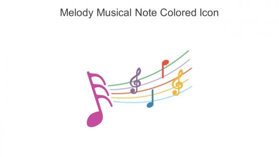 Melody Musical Note Colored Icon In Powerpoint Pptx Png And Editable Eps Format