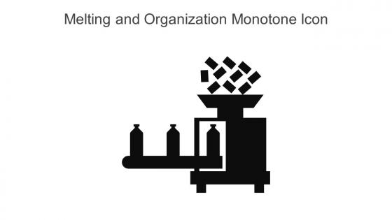 Melting And Organization Monotone Icon In Powerpoint Pptx Png And Editable Eps Format