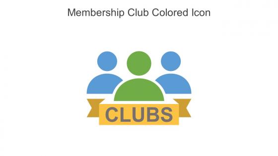 Membership Club Colored Icon In Powerpoint Pptx Png And Editable Eps Format