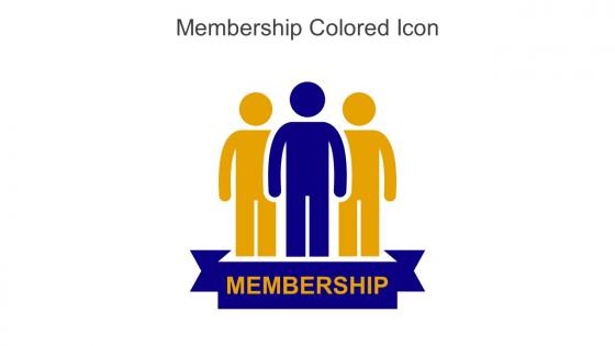 Membership Colored Icon In Powerpoint Pptx Png And Editable Eps Format