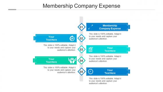 Membership company expense ppt powerpoint presentation styles layout cpb