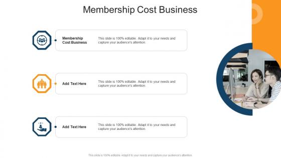 Membership Cost Business In Powerpoint And Google Slides Cpb