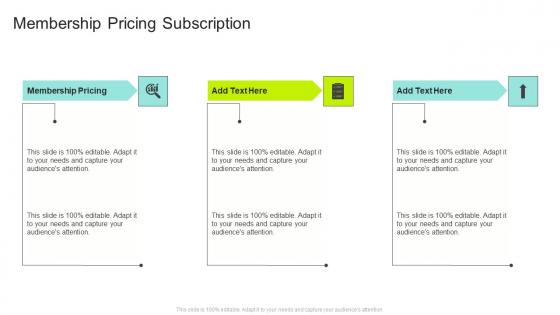 Membership Pricing Subscription In Powerpoint And Google Slides Cpb