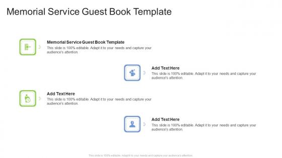 Memorial Service Guest Book Template In Powerpoint And Google Slides Cpb