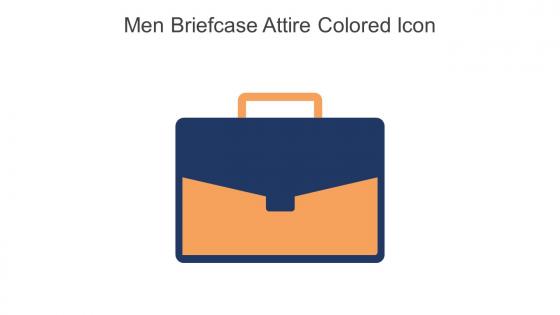 Men Briefcase Attire Colored Icon In Powerpoint Pptx Png And Editable Eps Format