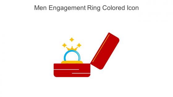 Men Engagement Ring Colored Icon In Powerpoint Pptx Png And Editable Eps Format