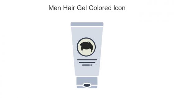 Men Hair Gel Colored Icon In Powerpoint Pptx Png And Editable Eps Format