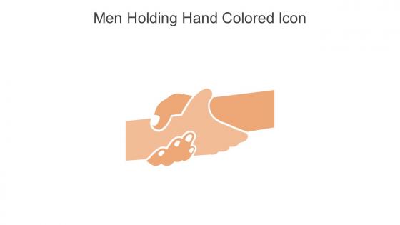 Men Holding Hand Colored Icon In Powerpoint Pptx Png And Editable Eps Format